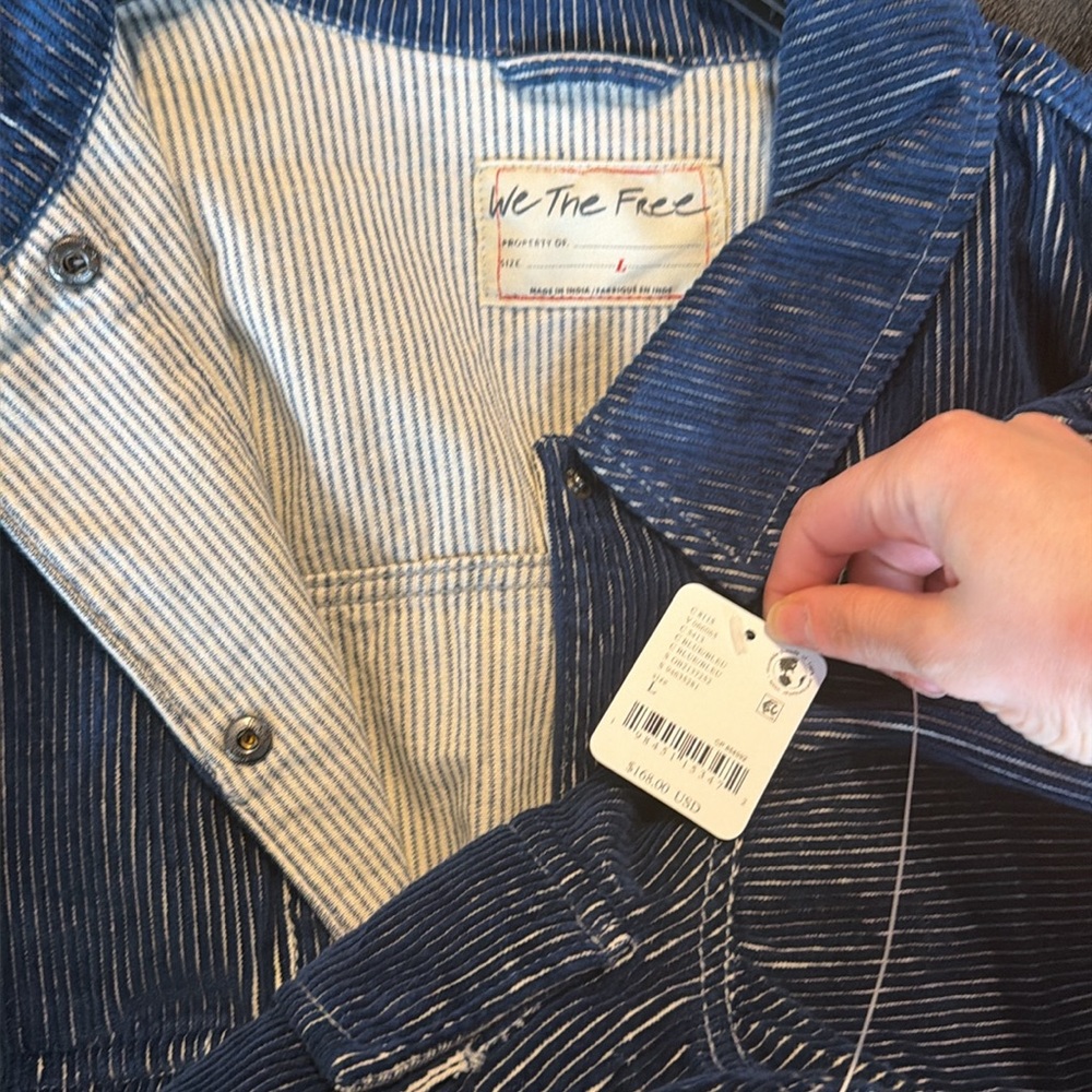 NWT We The Free Suzy Railroad Cord Jacket - Picture 7 of 7
